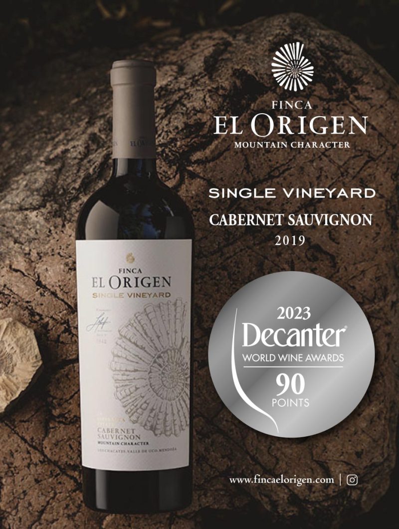 Decanter Single Vineyard Cs 2019 90 Pts Finca El Origen